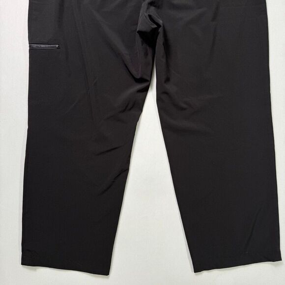 Chico's Zenergy Athletic Pants Sz 3.5S (18S) Pull On Stretch Straight Leg Black - Picture 8 of 12
